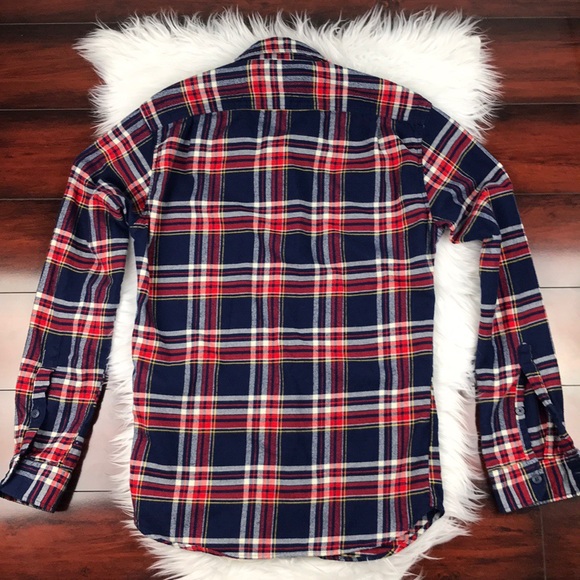 ❌SaoLD❌ J. Crew Flannel Workshirt Midweight Madras - Picture 3 of 5
